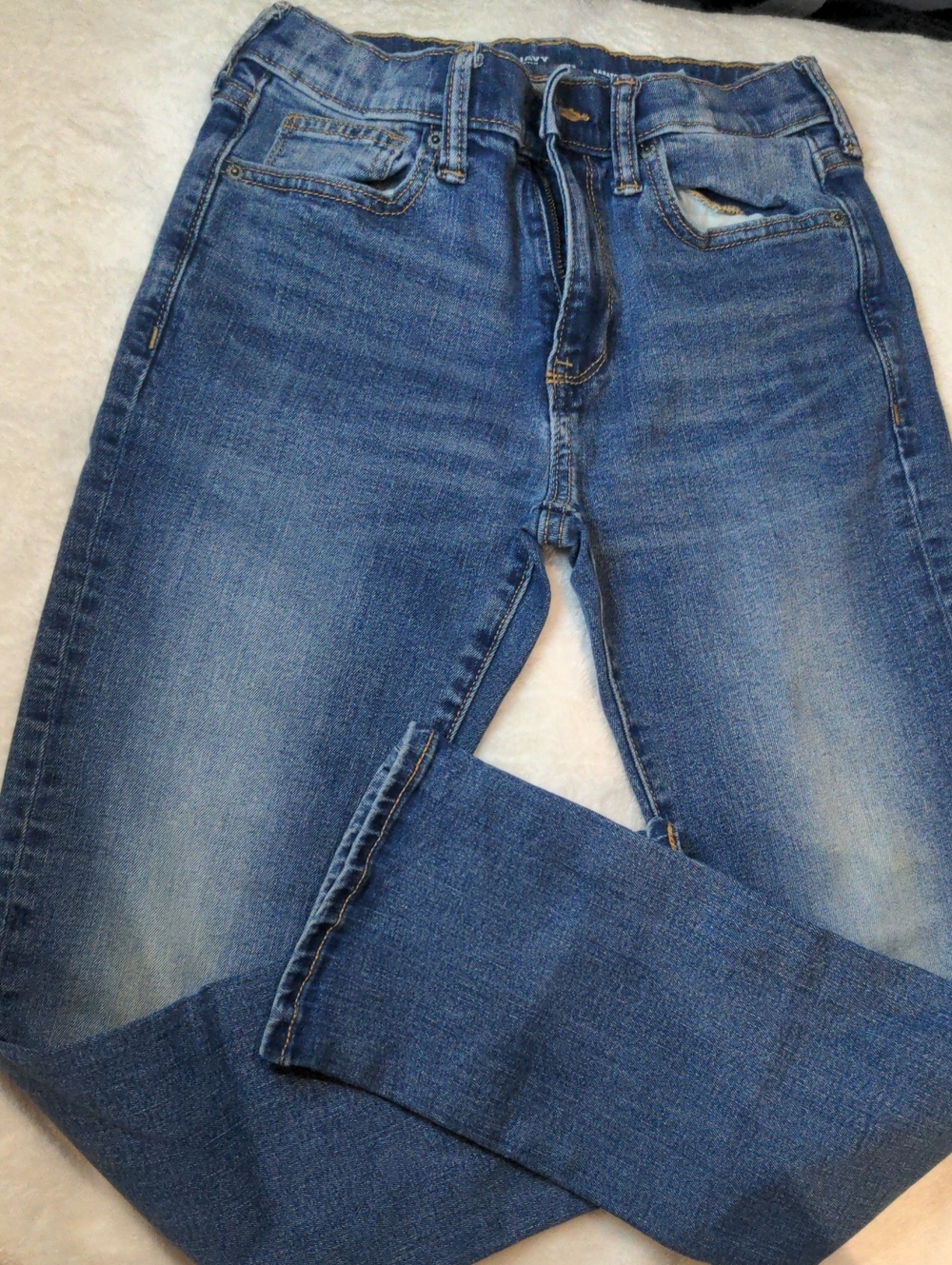 Old Navy Kids Size 12 Mid-Blue Straight Jeans